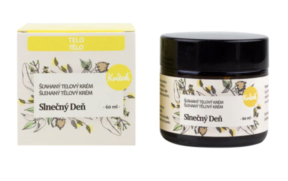 Kvitok Tělový šlehaný krém Slunečný den, 60 ml