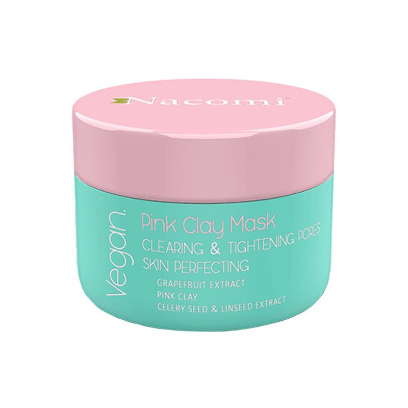 Nacomi Maska z růžového jílu, čistící, 50 ml