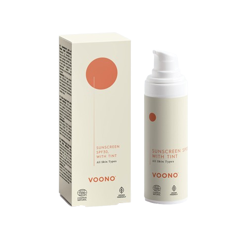 VOONO Přírodní SPF 30 krém s lehkým krytím, 30ml
