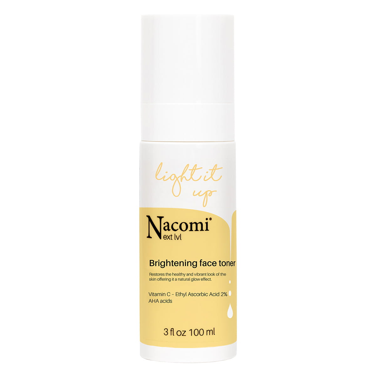 Nacomi Next Lvl. Rozjasňující pleťové tonikum, 100 ml