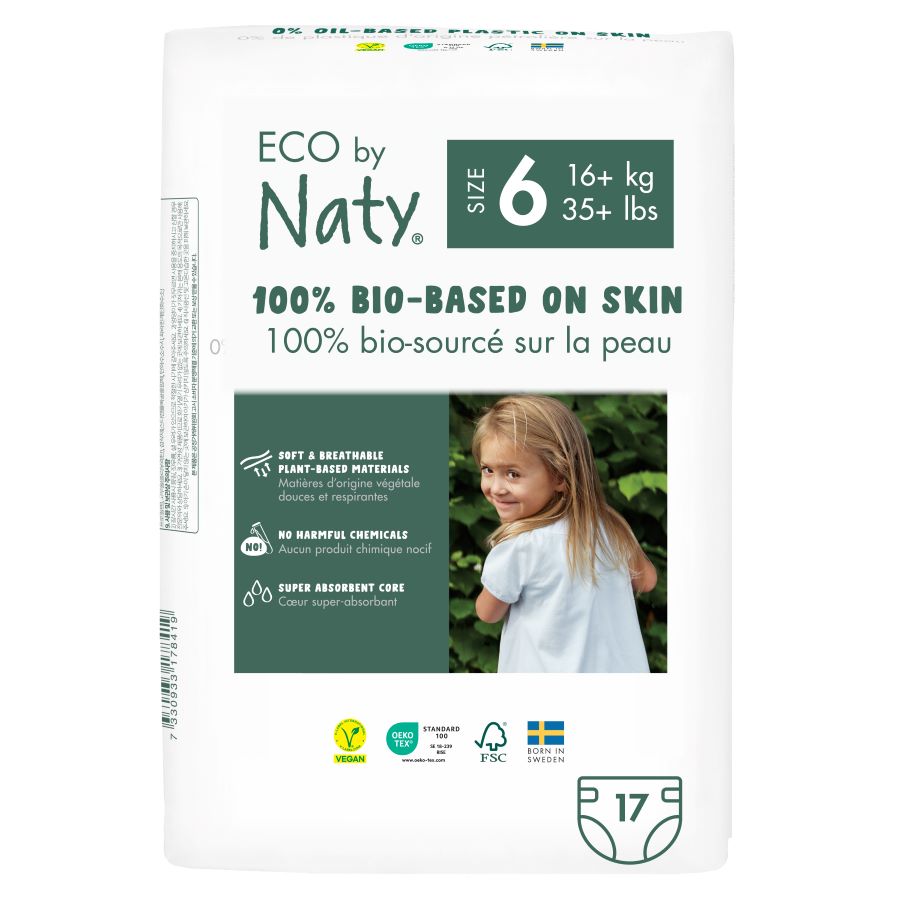 Plenky Eco by Naty XL 16+ kg (17ks)