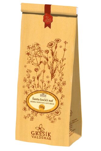Valdemar Grešík - Natura s.r.o. Šanta kočičí nať 50 g GREŠÍK - S1