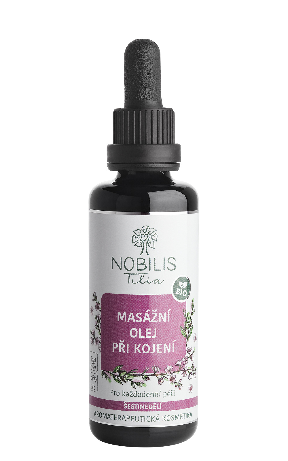 Nobilis Tilia Masážní olej při kojení: 50 ml