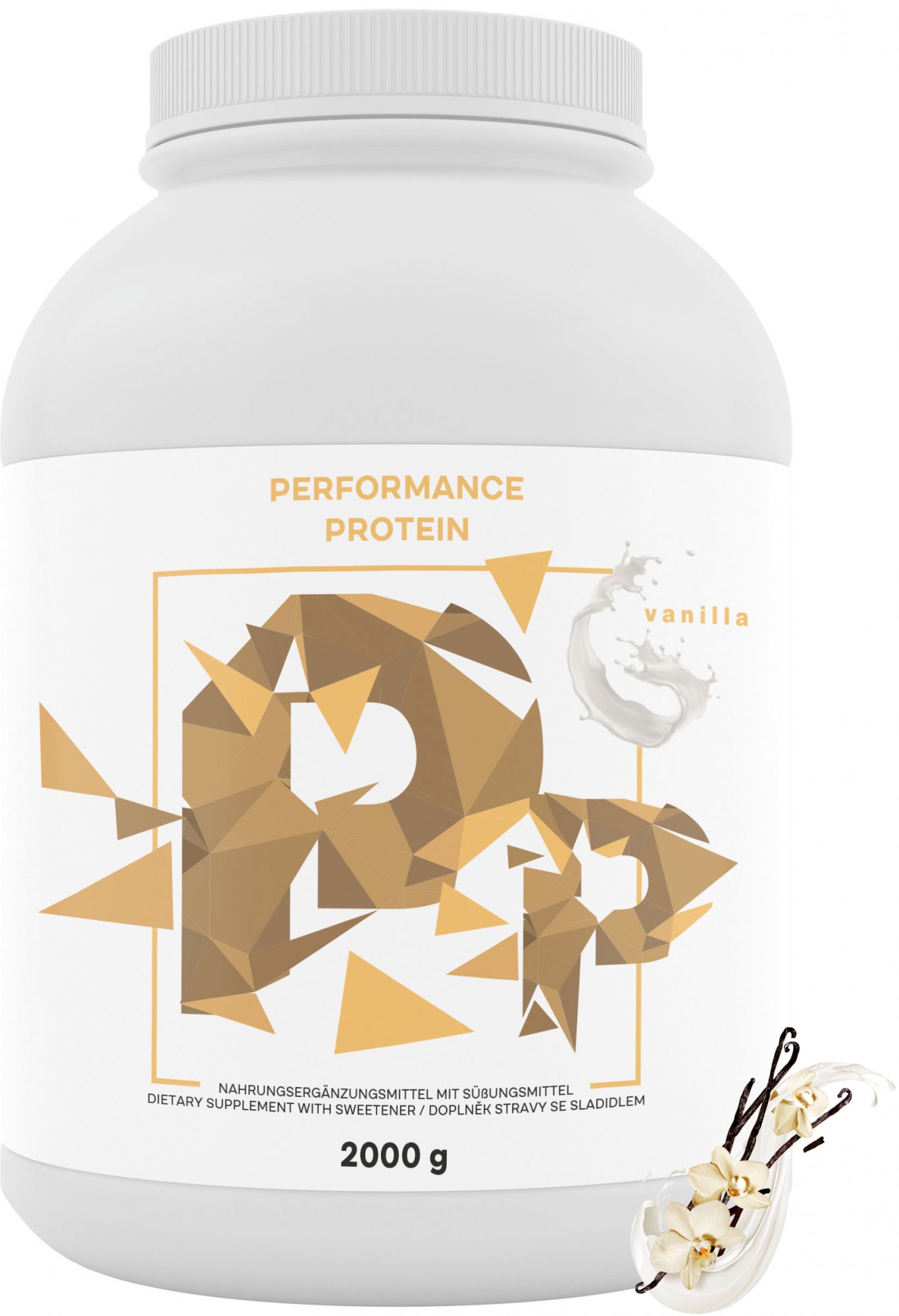 BrainMax Performance Protein 2000 g - vanilka