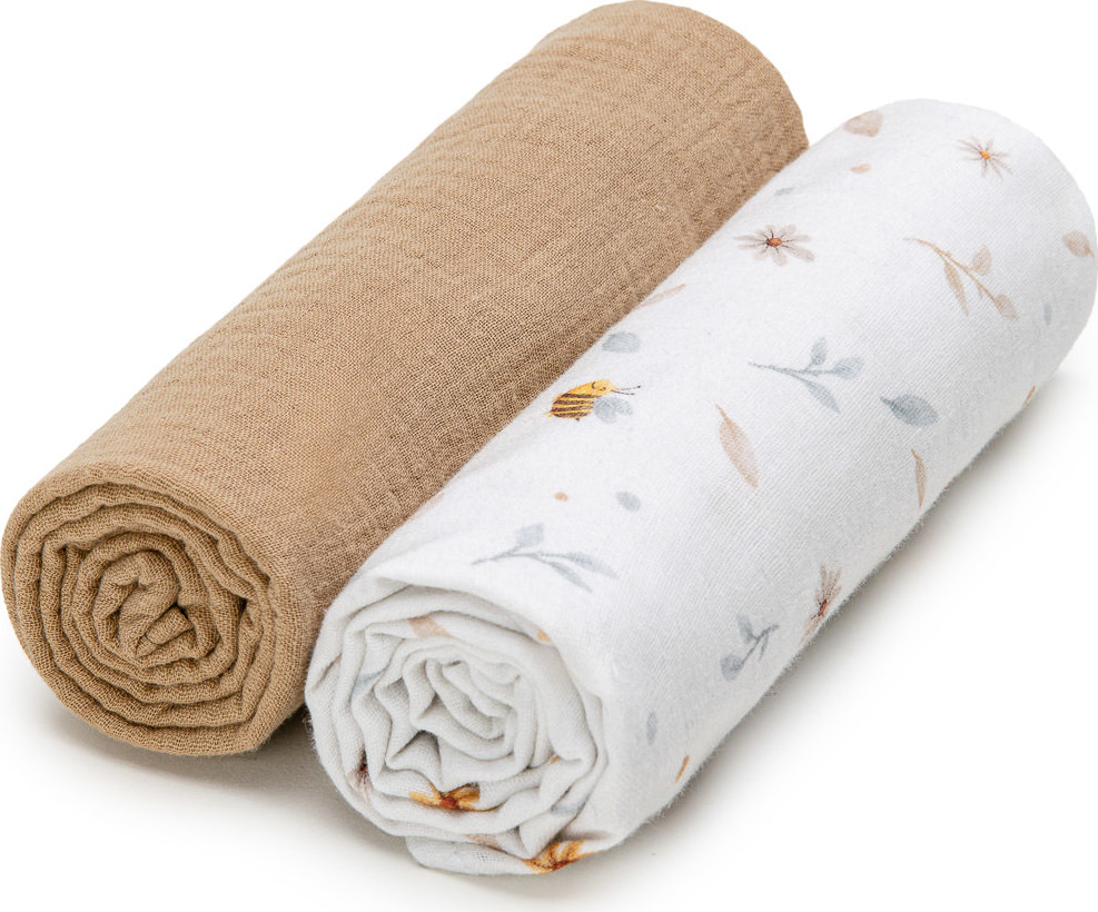 T-TOMI BIO Mušelínové pleny Bee