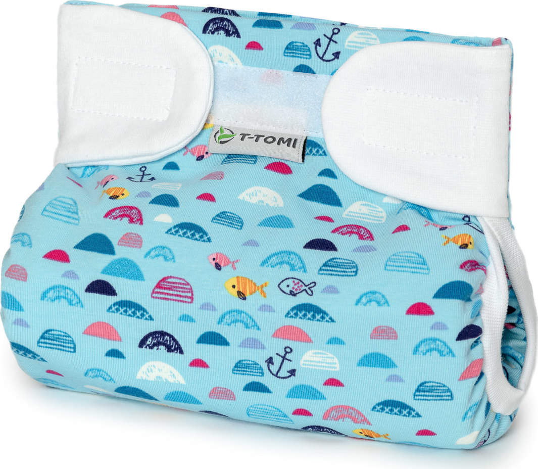 T-TOMI Ortopedické abdukční kalhotky - suchý zip Blue sea (3-6kg)