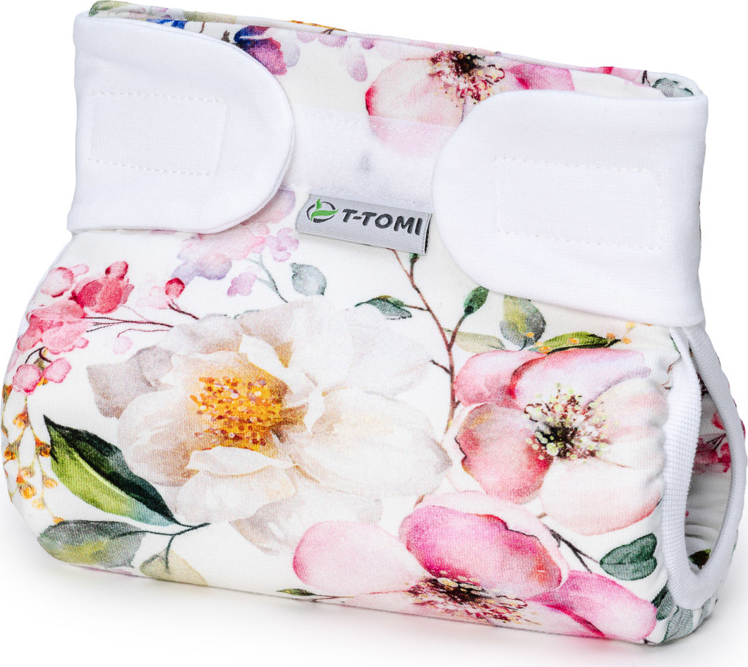 T-TOMI Ortopedické abdukční kalhotky - suchý zip Blossoms (3-6kg)