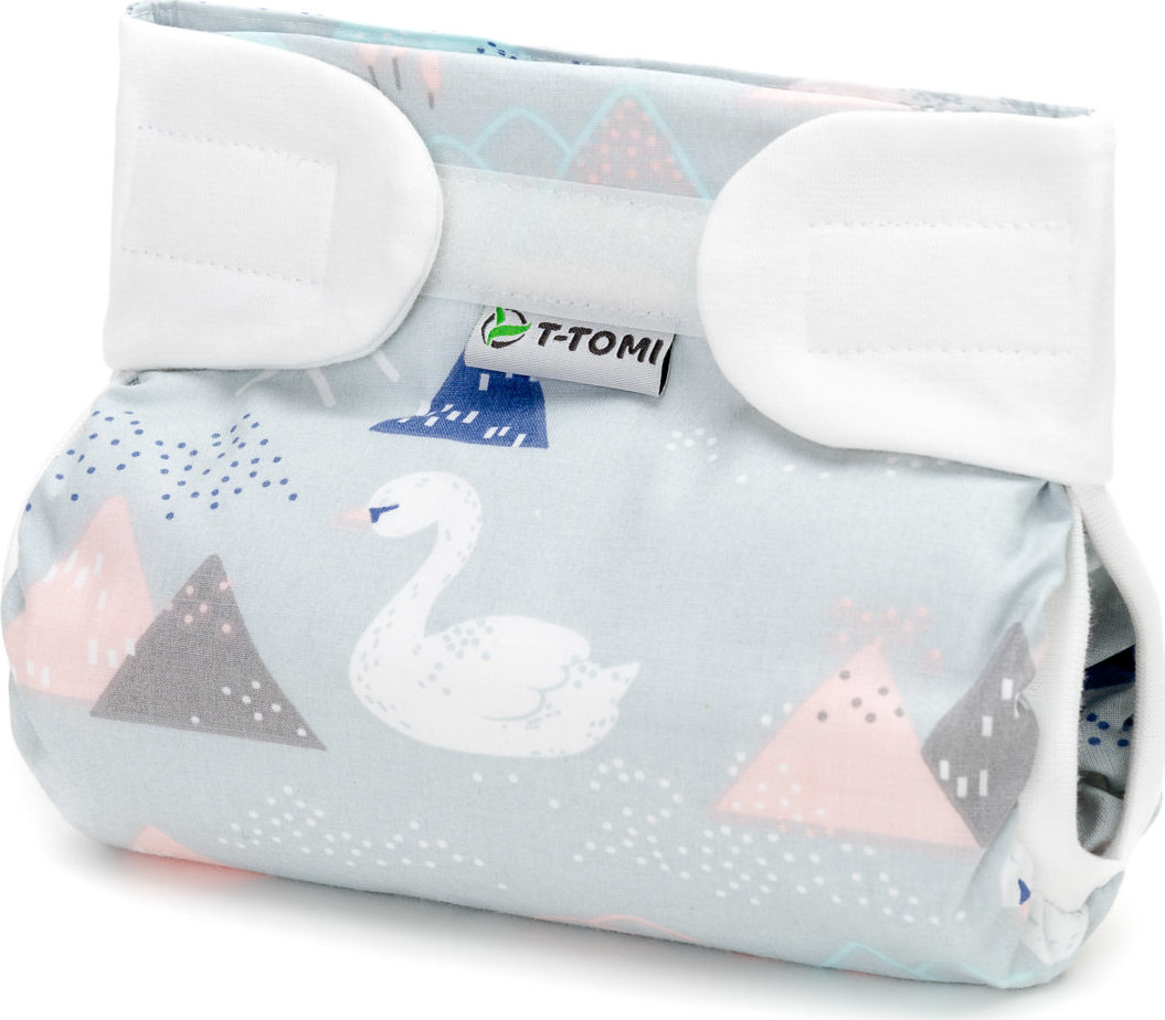 T-TOMI Ortopedické abdukční kalhotky PLUS - suchý zip Swan (5-9kg)