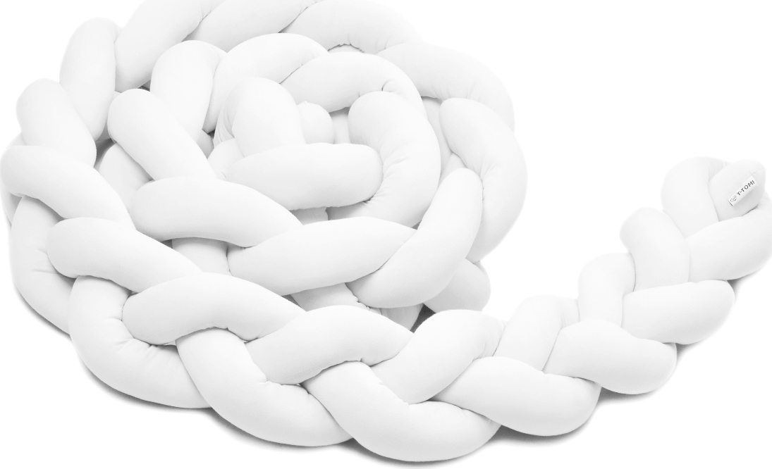 T-TOMI Pletený mantinel 360 cm White, 1 ks