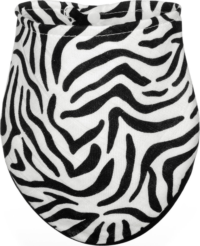 T-TOMI BIO Bambusový slintáček Zebra skin, 1 ks