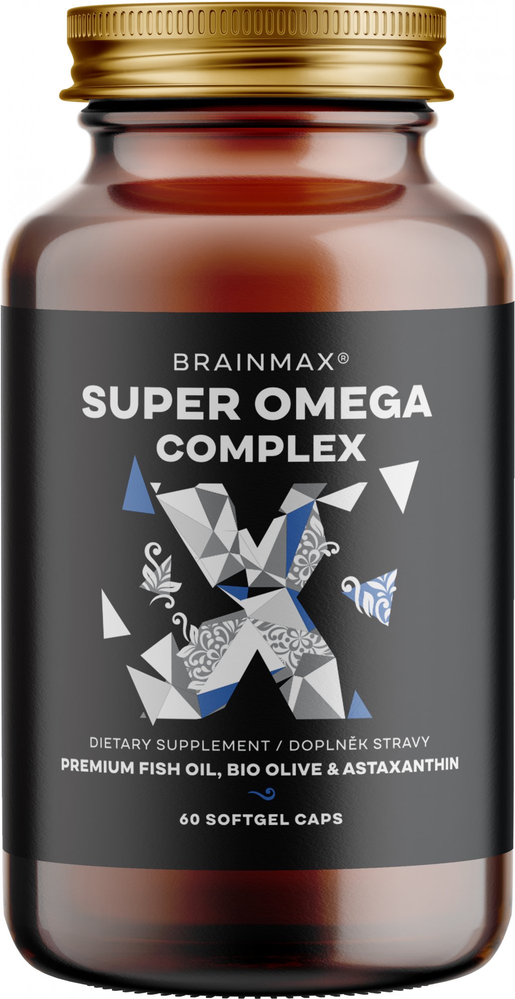 BrainMax Super Omega Complex, 60 softgel kapslí
