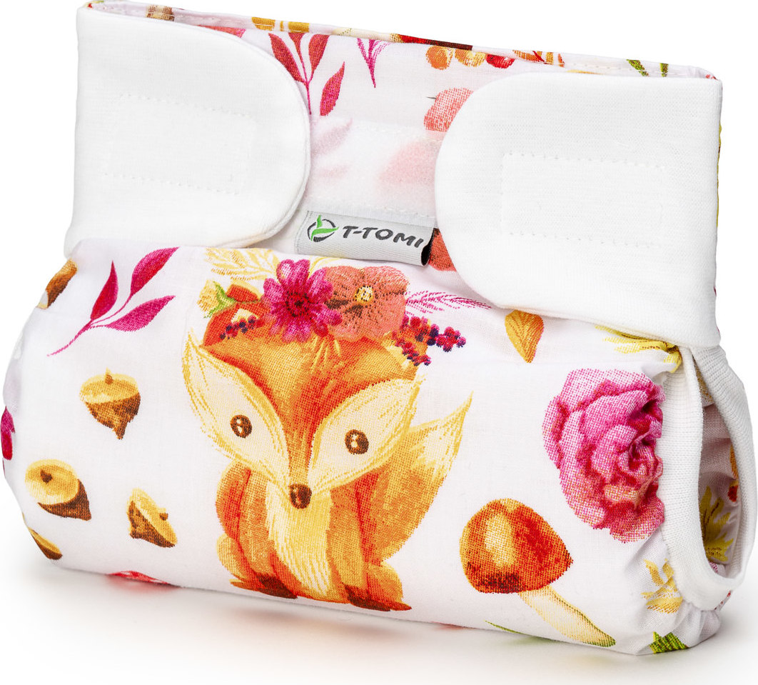 T-TOMI Ortopedické abdukční kalhotky - suchý zip Foxes 3-6 kg