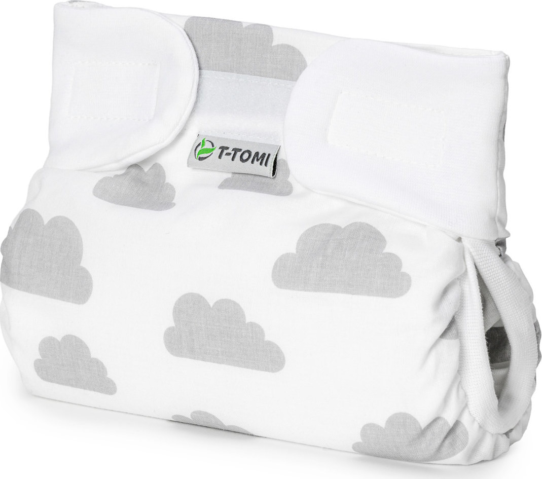 T-TOMI Ortopedické abdukční kalhotky - suchý zip Grey clouds do 3 kg