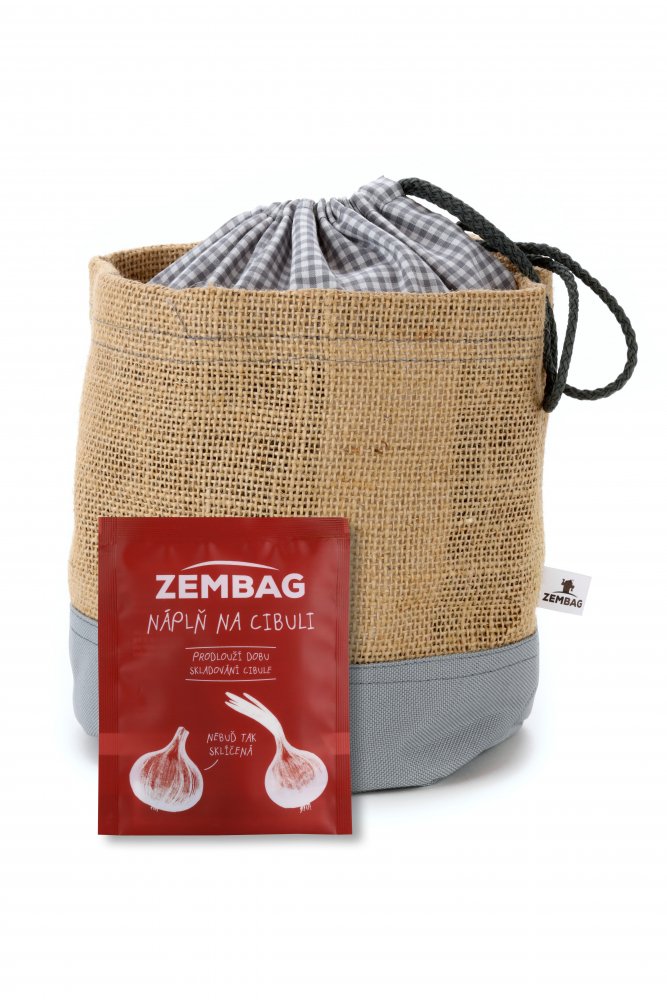 ZEMBAG na 2 kg cibule, šedý
