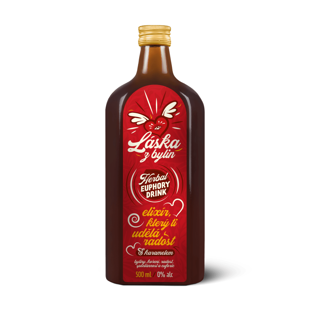 Nápoje lásky Nápoj lásky elixír dobré nálady Láska z bylin, 500 ml