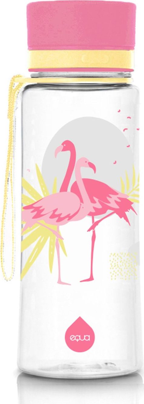 Plastová BPA free lahev z tritanu EQUA Flamingo 400 ml a 600 ml Velikost varianty: 600 ml