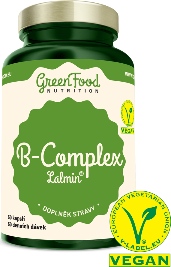 GreenFood B-Komplex Lalmin 60 kapslí