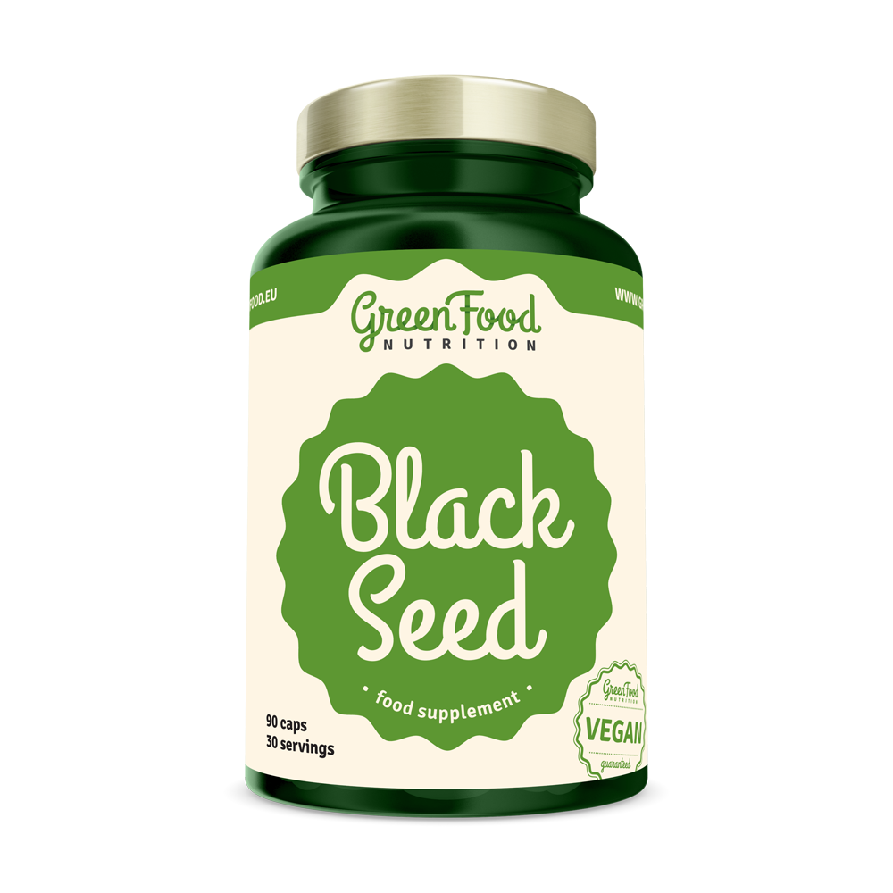 GreenFood Nutrition Black Seed - Černý kmín 90 kapslí