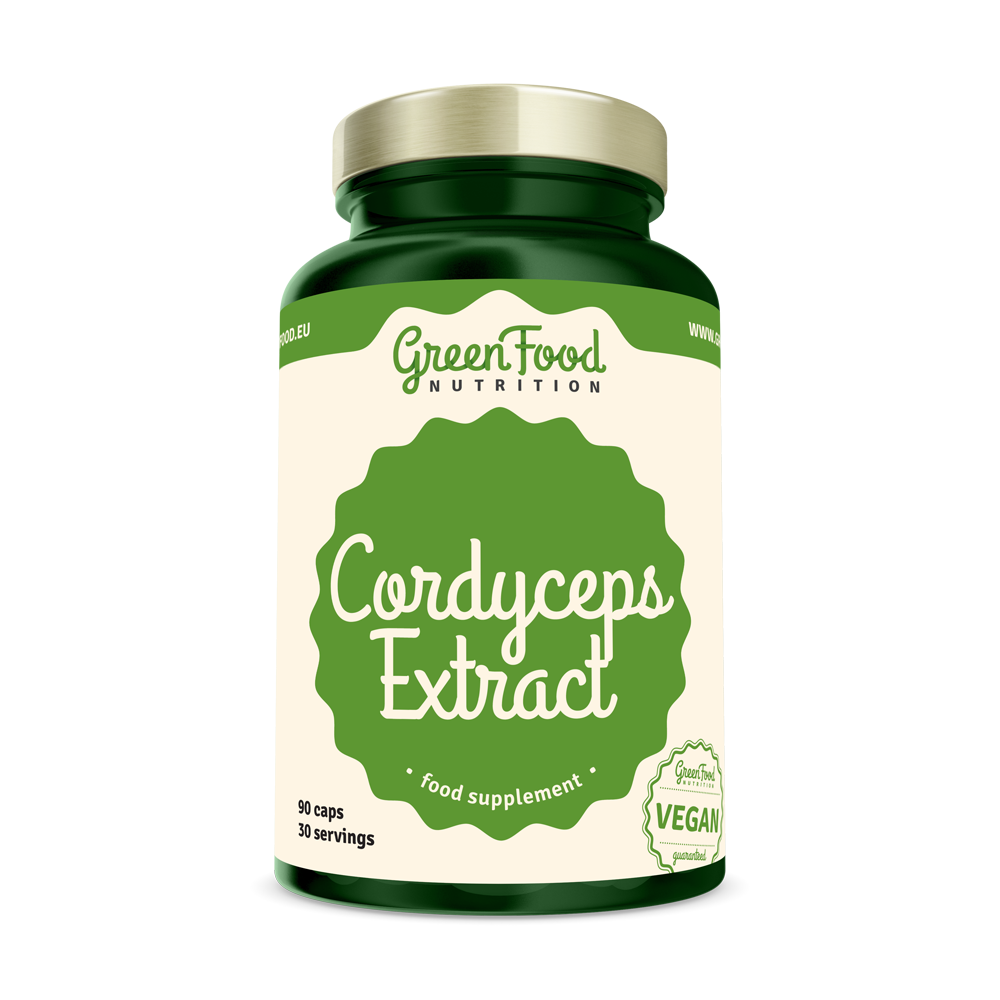 GreenFood Cordyceps Extract 90 kapslí