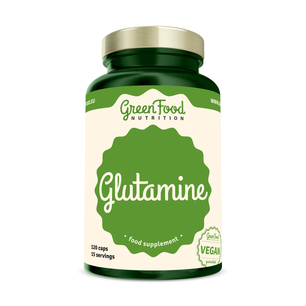 GreenFood Glutamin 120 kapslí