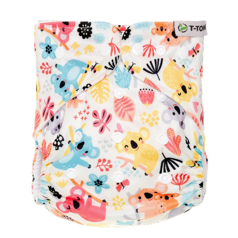 T-TOMI Kalhotková plena - přebalovací set suchý zip, cherries  