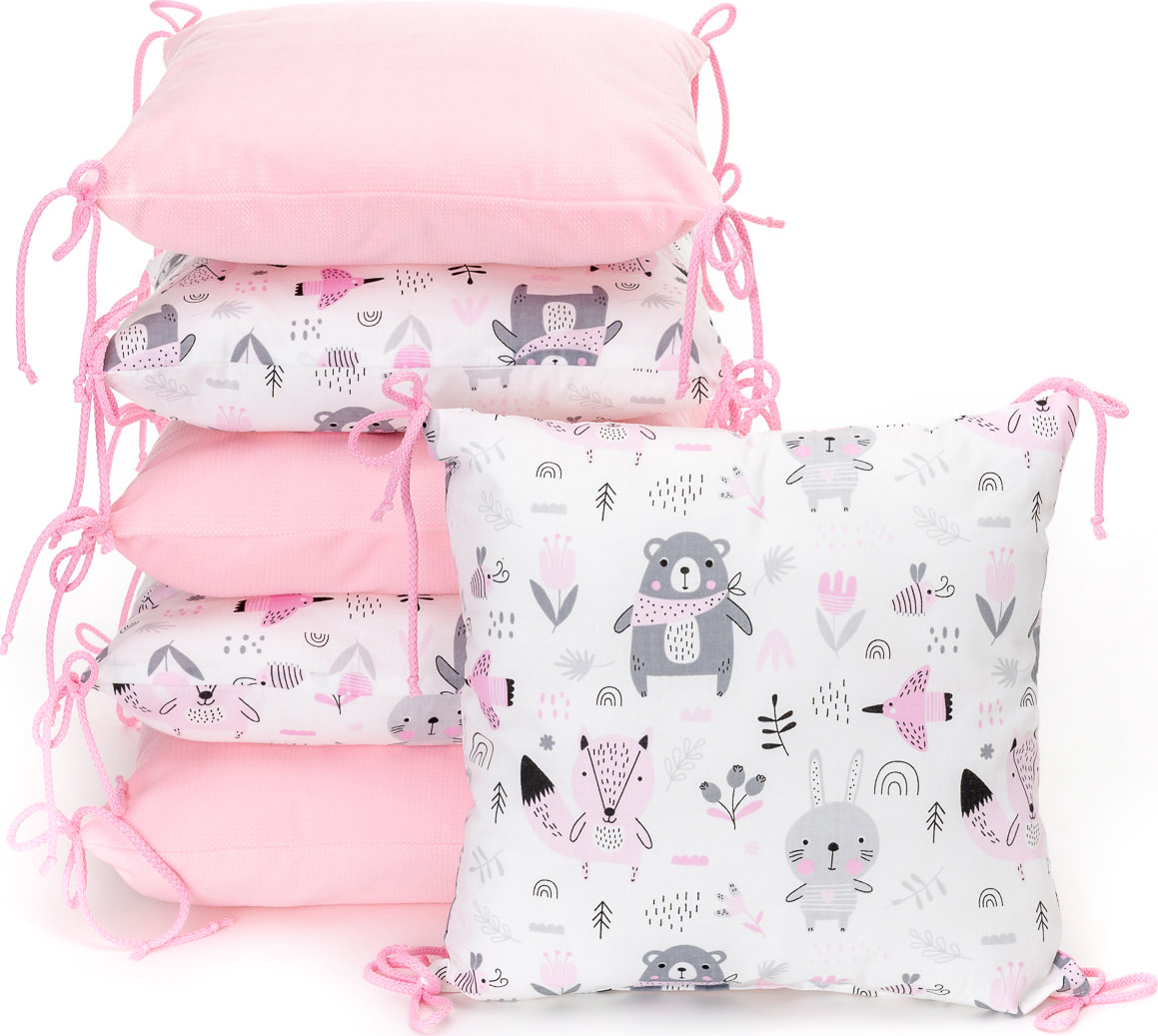 T-TOMI Polštářkový mantinel pink Bears