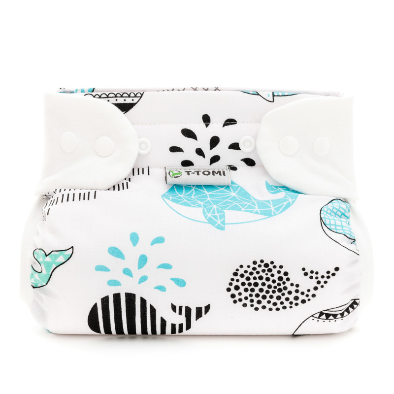 T-TOMI Ortopedické abdukční kalhotky - patentky, whales (3-6kg)