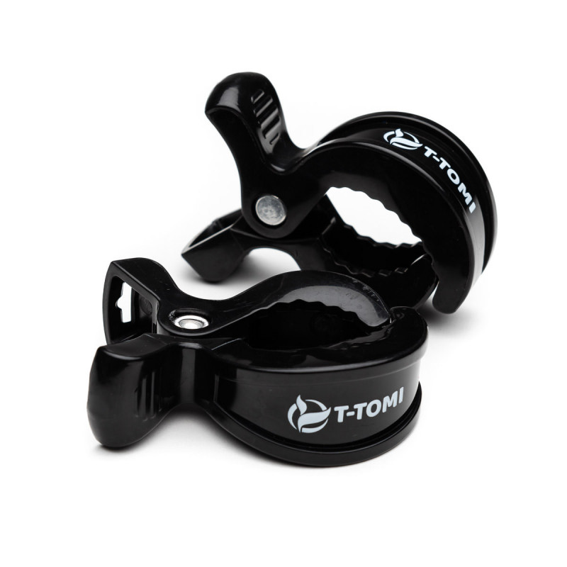 T-TOMI Kočárkový kolíček, black / černá