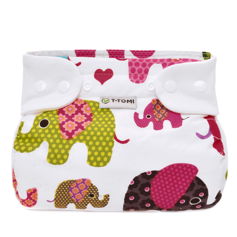 T-TOMI Ortopedické abdukční kalhotky - patentky, pink elephants (3-6kg)