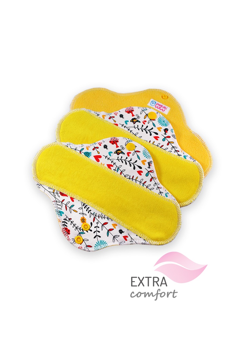 Petit Lulu s.r.o. Luční kvítí - látková vložka STANDARD (SLIM) - Látková vložka STANDARD 3 ks