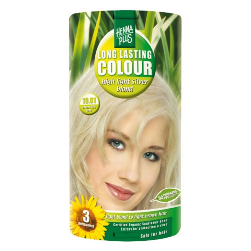 Hennaplus Dlouhotrvající barva EXTRA STŘÍBRNÁ BLOND 10.01