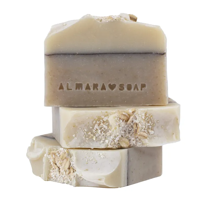 Almara Soap Tuhé mýdlo Ovesný koláč, 90 g
