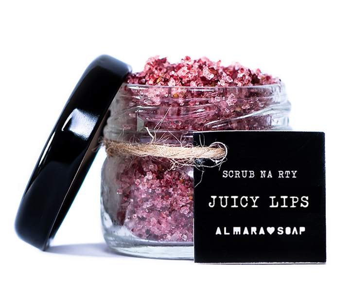 Almara Soap Scrub na rty Juicy lips, 20 g