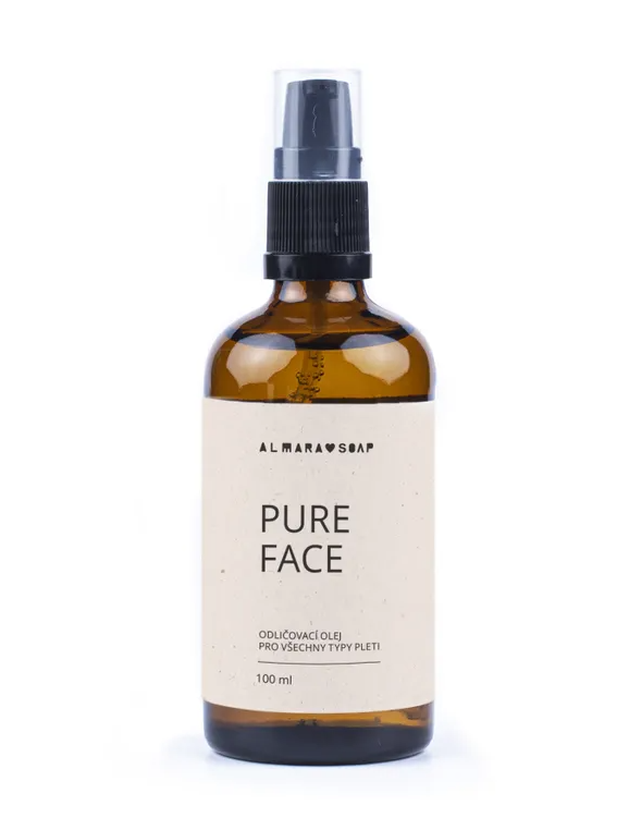 Almara Soap Pure face odličovací olej, 100 ml