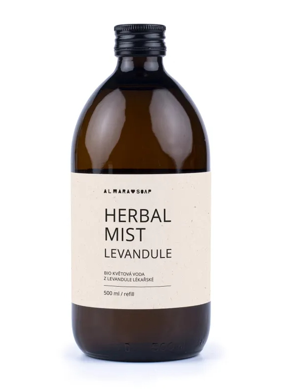 Almara Soap Pleťová voda Herbal mist Levandule, 500 ml