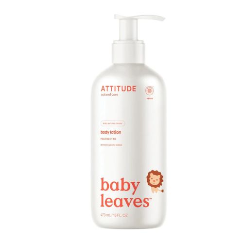 Dětské tělové mýdlo a šampon (2 v 1) ATTITUDE Baby leaves s vůní hruškové šťávy 473 ml