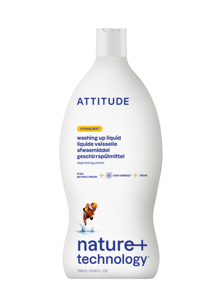 Prostředek na mytí nádobí ATTITUDE s vůní citronové kůry 700 ml