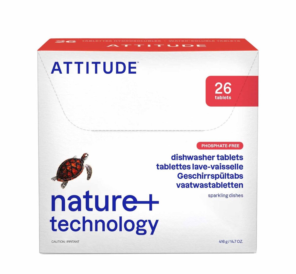 Tablety do myčky ATTITUDE bez fosfátů (26 dávek)