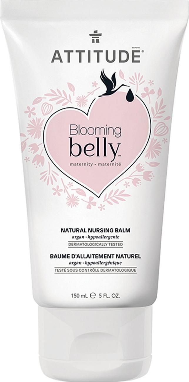 Přírodní krém na bradavky ATTITUDE Blooming Belly s arganem 150 ml