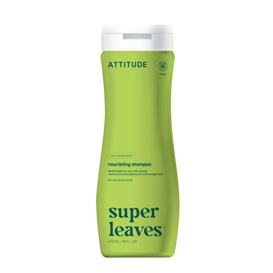 Přírodní šampón ATTITUDE Super leaves - vyživující pro suché a poškozené vlasy 473 ml