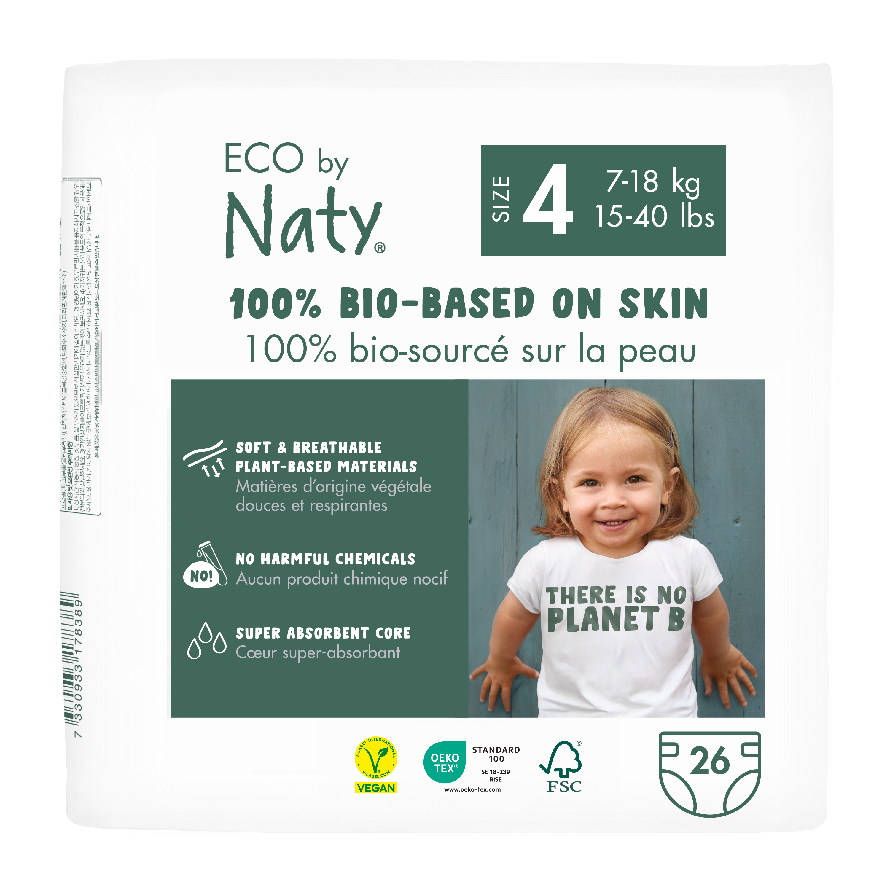 Eco by Naty Plenky Maxi 7-18 kg (26 ks)