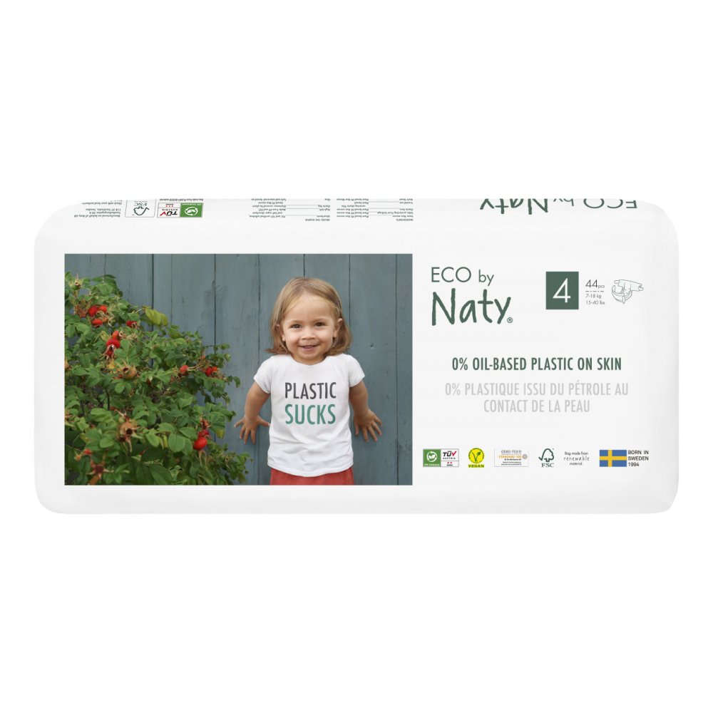 ECO BY NATY  Plenky Maxi 7 - 18 kg  - ECONOMY PACK (44 ks)