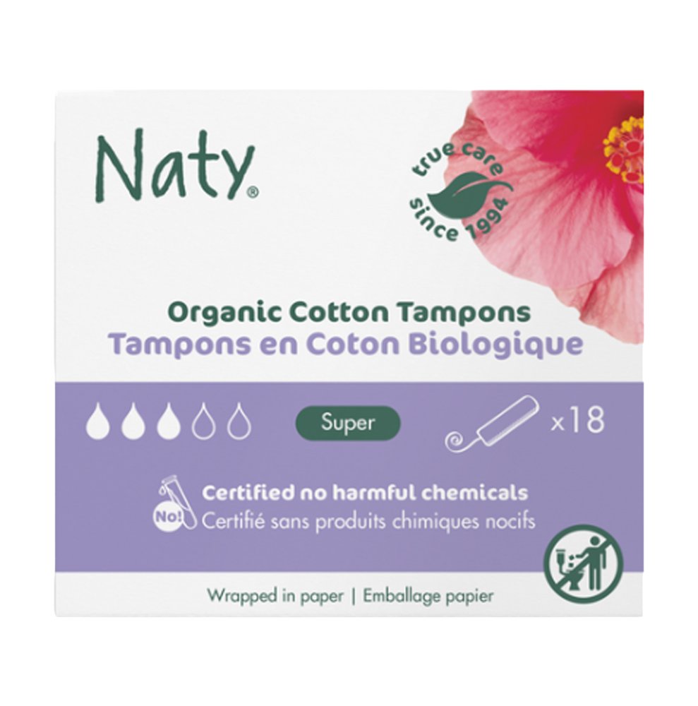 Dámské tampóny ECO by Naty (18 ks) - super