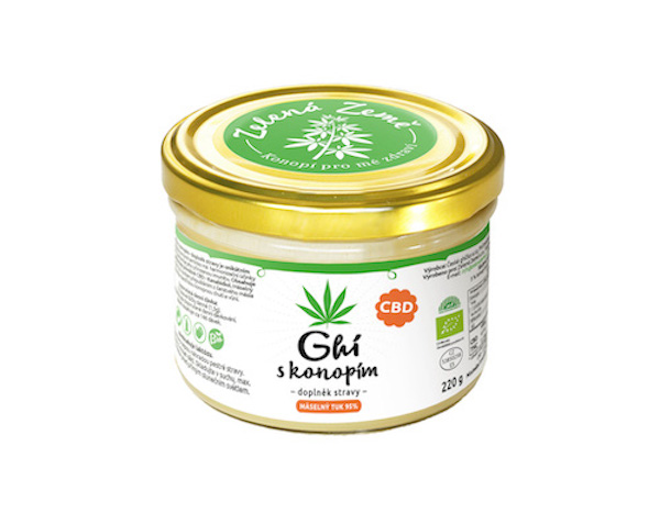 Zelená Země CBD Ghí s konopím BIO 220g