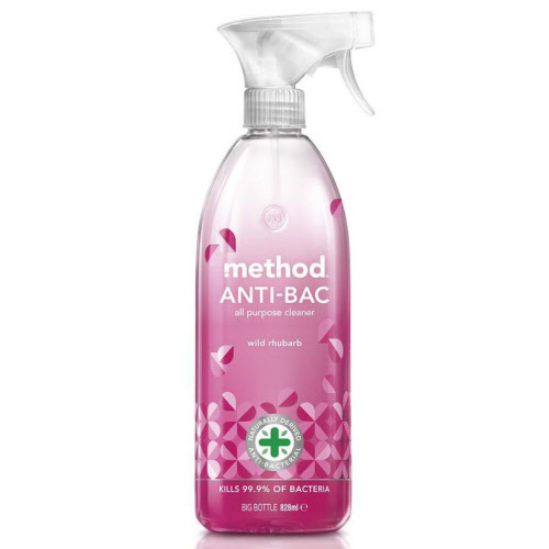 METHOD antibac univ. čistič 830 ml Rebarbora
