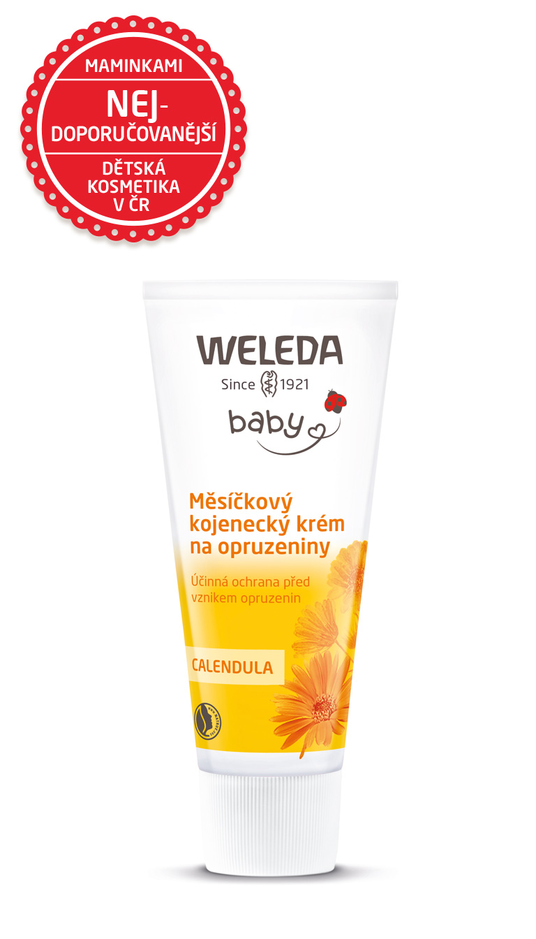 Weleda Měsíčkový kojenecký krém na zadeček, 75ml Objem: 75 ml