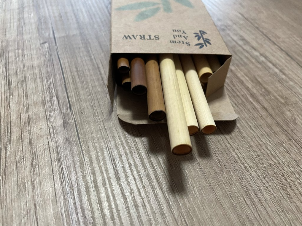 Say straw Brčko z rákosu - DUO 20 ks