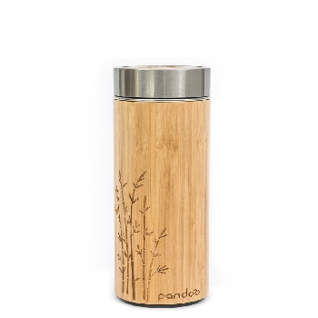 Pandoo Vakuová termoska na čaj s nerezovým sítkem 360 ml