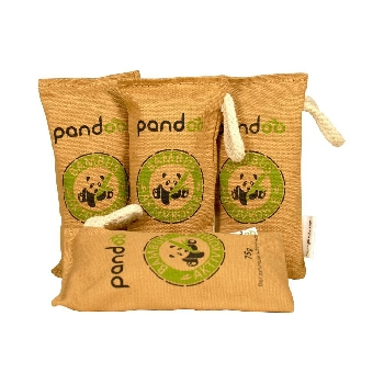Pandoo Přírodní bambusový čistič vzduchu s aktivním uhlím 4x 75 g