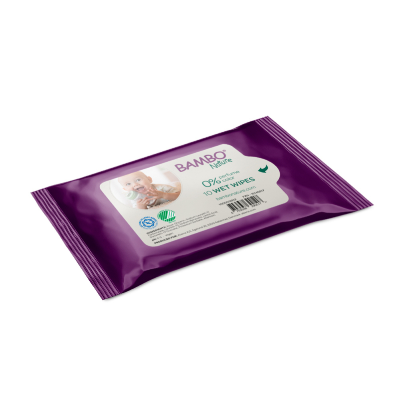 Abena Bambo Nature eko vlhčené ubrousky 10ks